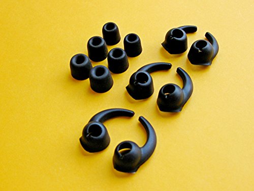 12pcs (BMF-BSTB)- S/M/L Premium Memory Foam and Stabilizers Replacement Earbuds Eartips Set Compatible with Jaybird X2 in Ear Earphones Headphones