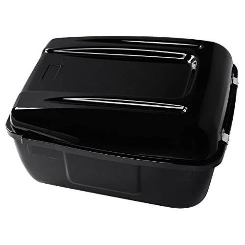 Alforja trasera para motocicleta TCMT tipo policía, compatible con Harley Davidson FLHP y FLHTP miniatura 3