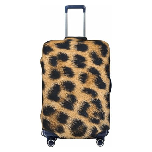Rough Leopard Print Print Luggage Suitcase Covers Elastic Washable Luggage Protector Luggage Covers For Suitcase