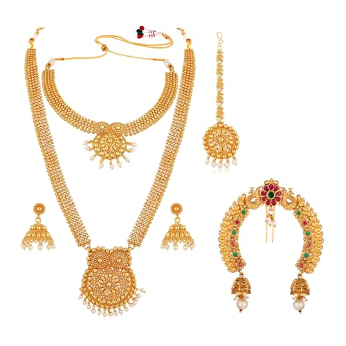 Image of Peora Bridal Jewellery Set Gift for Women