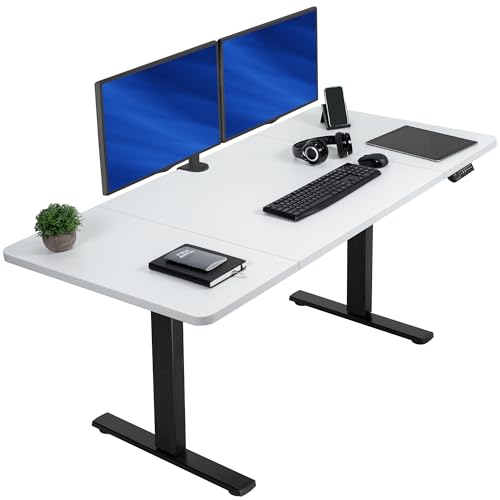 VIVO electric standing desk 60x30 in, memory height
