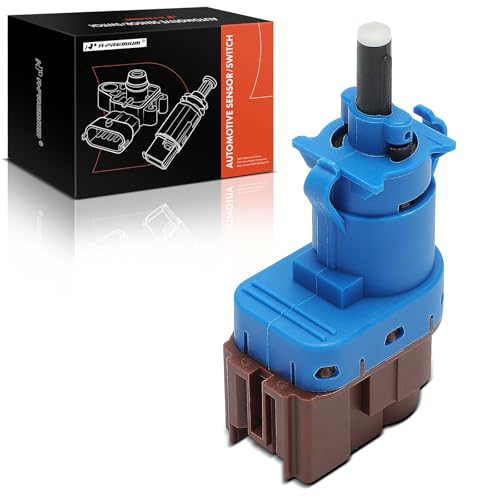 A-Premium Brake Light Switch Compatible with Jeep Compass 2018-2020, Renegade 2015-2018 & Fiat 500 2012-2019, 500X 2016-2019, 500L & Alfa Romeo 4C 2015-2019 & Ram ProMaster City 2015-2020, w/ 4 Pins