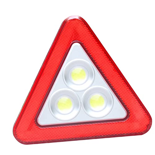 Triángulo de emergencia para automóvil PRETYZOOM con luces LED rojas y señal reflectante