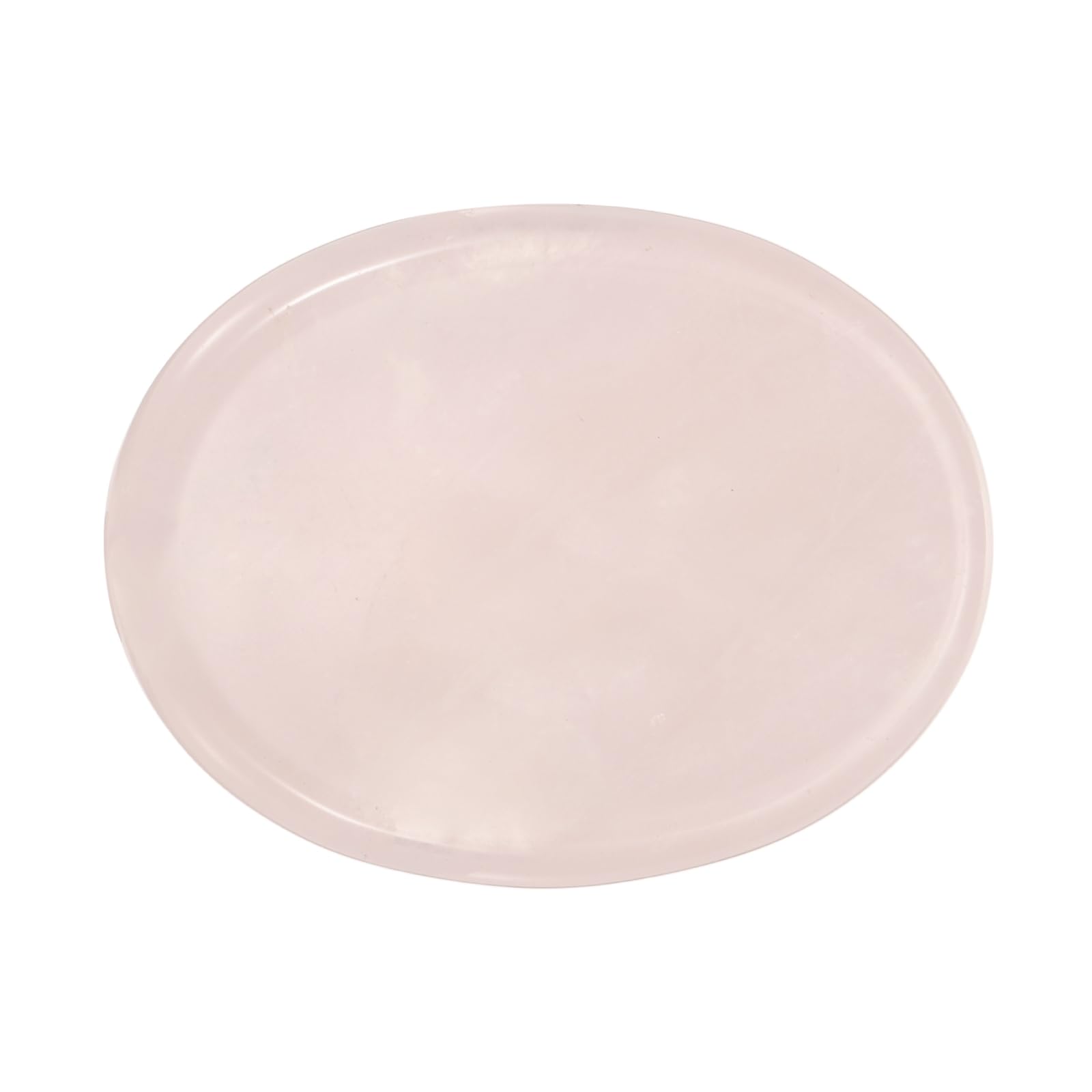 Piedra de cristal ovalada natural pulida a mano para meditación PATIKIL