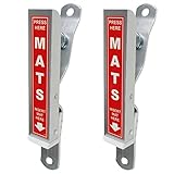 DETAIL DIRECT Car Wash Floor Mat Hangers, Heavy Duty Aluminum Mat Holders, Securely Clips Mats in...