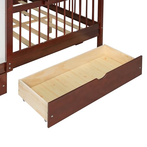 Image of Full Size House Bed with 2 Large Drawers&LED Strip
