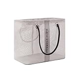 [Snughom]スパバッグ 折りたたみ 大容量 防水 速乾 通気性 丈夫 金属フレーム コンパクト収納 手提げ 洗面用具 ジム お持ち運び便利 海水浴 温泉 プール サウナ 銭湯 ビーチ 旅行用 男女兼用