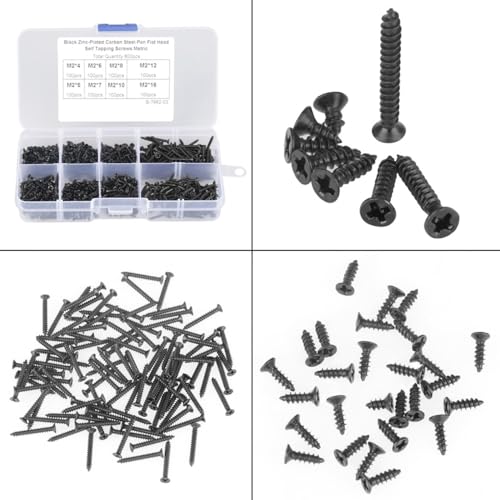 Set 800 Tornillos Autorroscantes M2 Punta Cruzada miniatura 3
