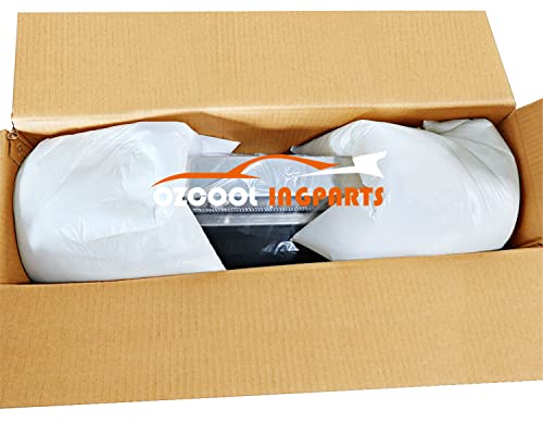 Ozcoolingparts 4 Row Core All Aluminum Cu717 Dpi718 Radiator + 2 X 12" Fan W/Louver Shroud + Thermostat/Relay Wire Kit For 1977-1982 78 79 80 81 Chevy Corvette C3 350Ci 5.7L/5.0L V8 Engine #TOP7