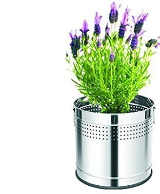 Mofna Steel Planter/Flower Planter/Plant Containers/Indoor Flower Pot (10X10)