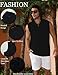 Linen Hoodie Men Mens Sleeveless Beach Shirts Casual Summer Tank Tops Imitation Linen Tank Shirt Mens Resort wear Men Summer Holiday Shirt Trip Tops Gothic Top Tunic Viking Shirts for Men Black