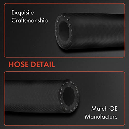A-Premium Power Steering Hose Return Hose Line Assembly Compatible with Honda Accord 2003-2007 V6 3.0L Pipe To Pipe