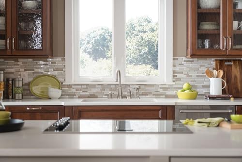 Moen 87042SRS Spot Resist Stainless One-Handle High Arc 4-Hole Kitchen Faucet thumb #4