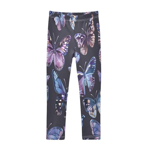 Bolaz Toddler Girls Leggings Printed Yoga Pants Leggings Beautiful Butterflies for Kids