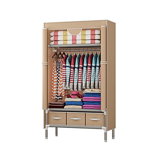Pequeño organizador de almacenamiento de tela portátil de 170x90x45cm con cajones