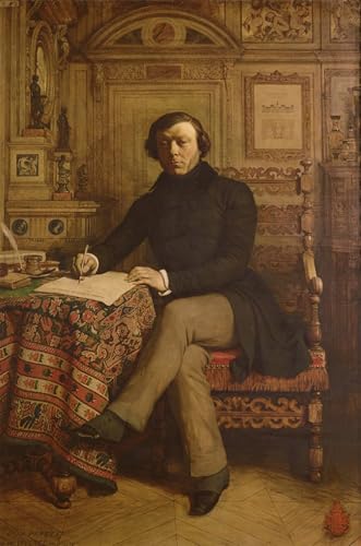 Lienzo Ritratto di Antoine Vivenel Louis Papety 60x90cm para cubrir paredes vacías de oficina