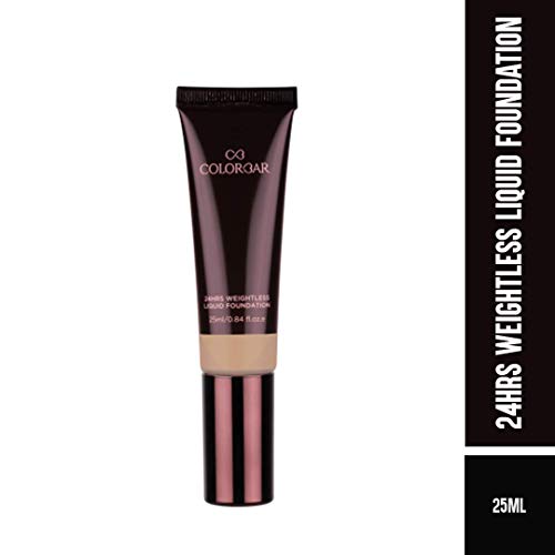 Image of Colorbar 24Hrs Weightless Satin Finish Liquid Foundation (FW 1.3, 25 ml) | Lightweight & Oil-Free | Satin & Natural Finish | Sweat Resistant | Fragrance Free