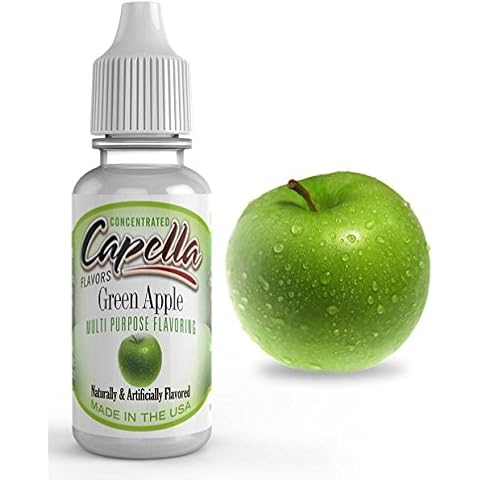 Capella Flavor Drops Green Apple Concentrate 13 Milliliter Bottle Cover