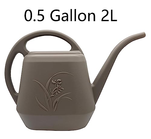 Image of Grip Plant Watering Can - Coffee Color - 1 /2 Gallon