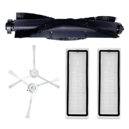 HavenDomicile Roboter-Staubsauger-Zubehör, 360 S5 S7 S6 Staubsauger-Ersatzteil-Set, Hauptbürste, Seitenbürsten, Filter-Kit