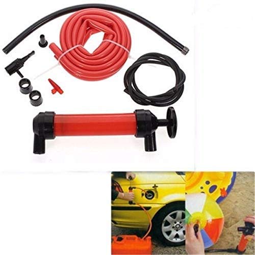 VRT Auto Car Multi Use Water Oil Fuel Pump Transfer Liquid Pipe Siphon Tool Pump Kit