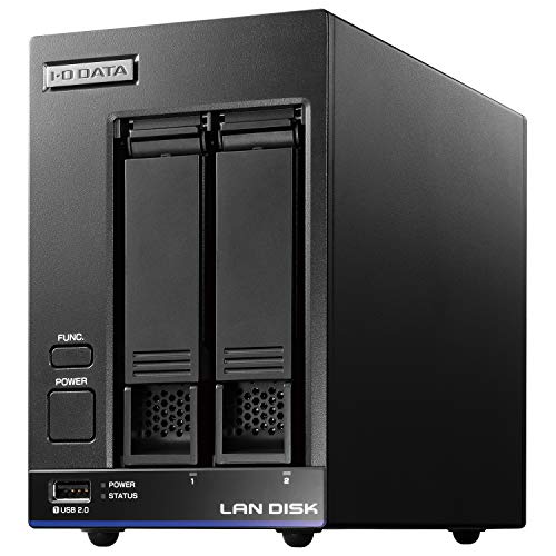 アイ・オー・データ機器 WD Red搭載 2ドライブスタンダードビジネスNAS 2TB