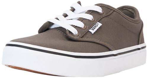 Vans Atwood, Zapatillas, Unisex niños, Vans Embroidery Brown/White, 38.5 EU