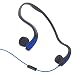 EFFIE Bone Conduction Headphones Wired headphones with Microphone Stereo Open-Ear Sport Headphone with Noise Reduction Microphone (Blue)