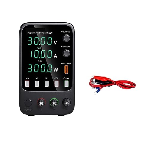 Alimentation laboratoire programmable CC réglable 30V 10A avec commutateur