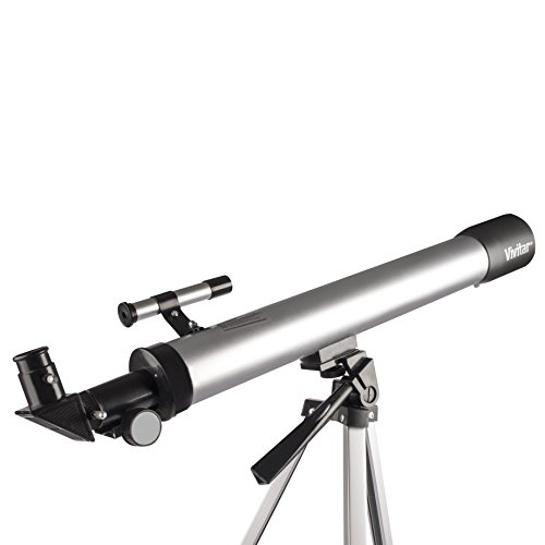 Vivitar Tel50600 60X/120X Telescope Refractor With Tripod (Black) #TOP3