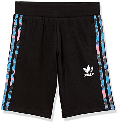Short imprimé camouflage adidas Originals enfant en coton noir taille M