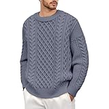 Design à col rond et finition soignée, présente un décontracté et intemporel de type pull-over