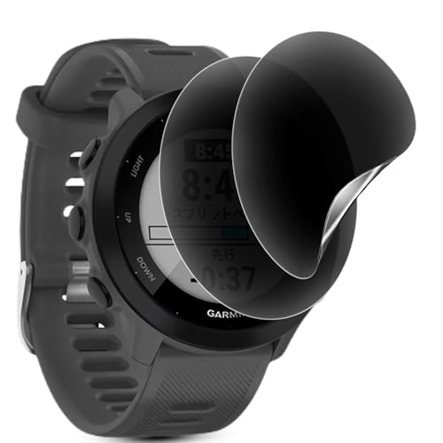 �y2���Z�b�g�zFor Garmin ForeAthlete 55 �ی�t�B���� �� �`�����h�~ TPU�f�� for �K�[�~�� 55�ی�t�B���� �̂������h�~�t�B���� �\��t���ȒP/�C�A�Ȃ�/�w��h�~/�X�N���b�`�h�~/�����ɂ���/�v���C�o�V�[�ی� for 