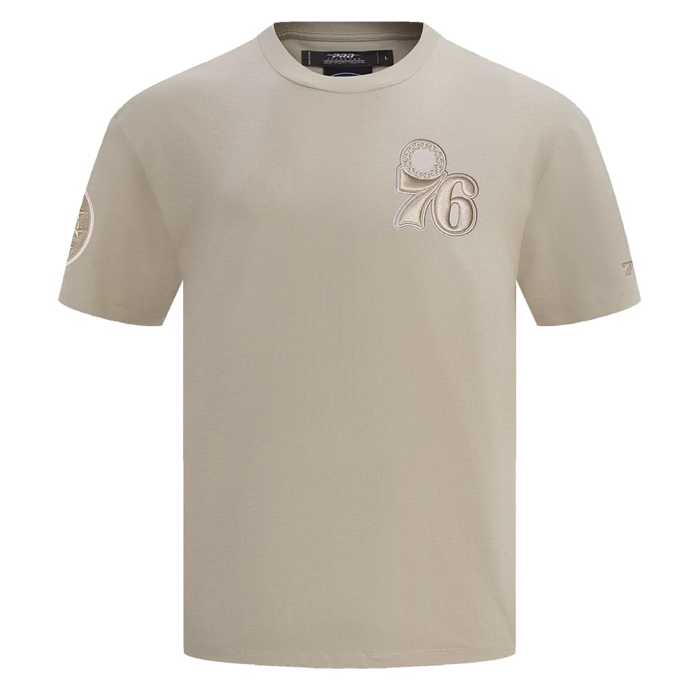 PRO Standard Men's NBA Neutral Short Sleeve Tee, Taupe, 3XL