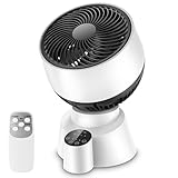 サーキュレーター DCモーター 静音 強力送風 節電対策 25畳対応 タッチパネル搭載 60S自動消灯 省エネ 上下左右首振り 風量6段階調節 扇風機 0.5-7.5hタイマー機能付き 分解丸洗い 空気循環 換気 衣類乾燥 冷房 暖房器具 部屋干し 梅雨 除湿 兼用