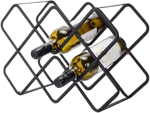 Soporte para botellas de vino 5 botellas apilable y plegable miniatura 1