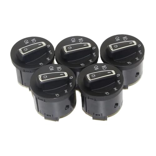 Interruptor de faros cromado 5GG941431D para VW Golf MK7