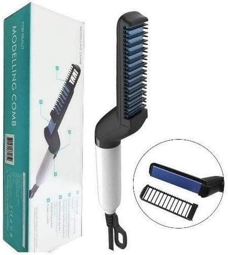 Prancha P/Cabelo Chapinha Alizadora Para Homens, Barba E