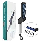 Prancha P/Cabelo Chapinha Alizadora Para Homens, Barba E
