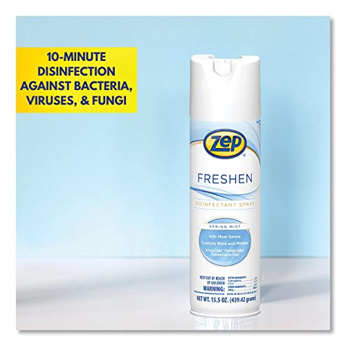 Zep Freshen Disinfectant Spray Spring Mist