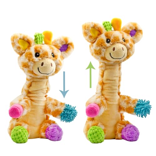 Image of MEAVIA Mini Giraffe Sensory Plush Toy, Stretchy Neck, Lightly Weighted