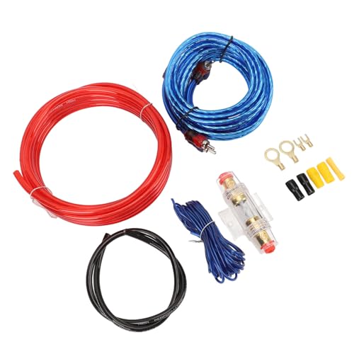 Kit de instalación de amplificador de calibre 10 para viajes con música en coche