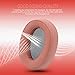 Krone Kalpasmos Replacement Earpads for Sony WH-H900N h.Ear on 2 & Sony MDR-100ABN Headphones, Sony Headphone Cushions Compatible with Sony 900N, Sony WH H900N earpads with Soft Foam Leather,Light Red