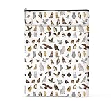 Cute Owl Book Sleeve Book Cover Owl Gifts for Women Owl Accessories Stuff Friendship Book Lovers Gifts Book Protector for Sister Daughter Animal Lovers Christmas Birthday Graduation Book Club Gifts