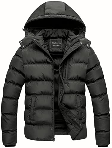 Image of Men's Puffer Jacket Waterproof Winter Parka jacket Warm Thicken Ski Coat