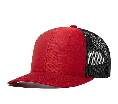 Image of Quanhaigou Trucker Hat - Mesh Snap Back - Unisex Adjustable Baseball Cap - Outdoor Hats for Men Women