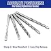 Tondiamo 50 Pcs Drywall Router Bits Drywall Drill Bits Guide Point Cutting Diameter Router Rotary Tools (1/8