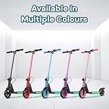 Hover-Pro Electric Scooter Kids Foldable Mobility Scooters E Bike With RGB LED Lights For Ages 6-12 Boys Girls | 3 Speed Modes | 6-10 KM Range Dual Braking System 150W Motor Gift for Children - Image 6