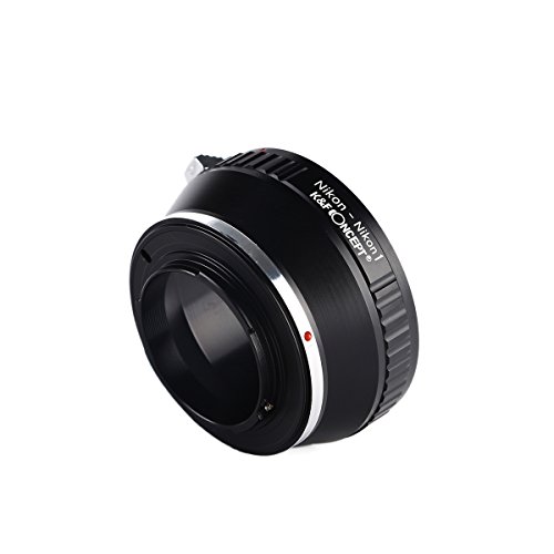 K&F Concept Lens Mount Adapter,Nikon F Mount Lens To Nikon 1-Series Camera, For Nikon V1, V2, J1, J2 Mirrorless Cameras #TOP4