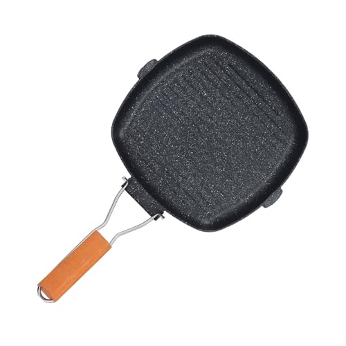 Poêle à griller pour cuisson intérieure au gaz et barbecue